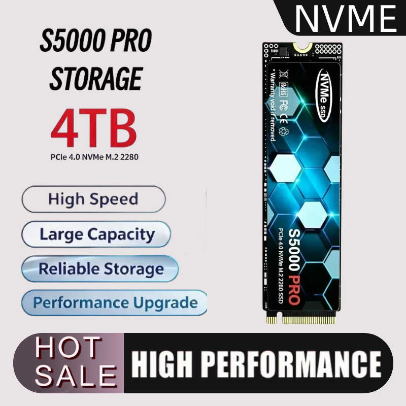 M.2 Nvme 4Tb Pcie 4.0 Ssd - Nowy dysk SSD S5000 PRO M.2,