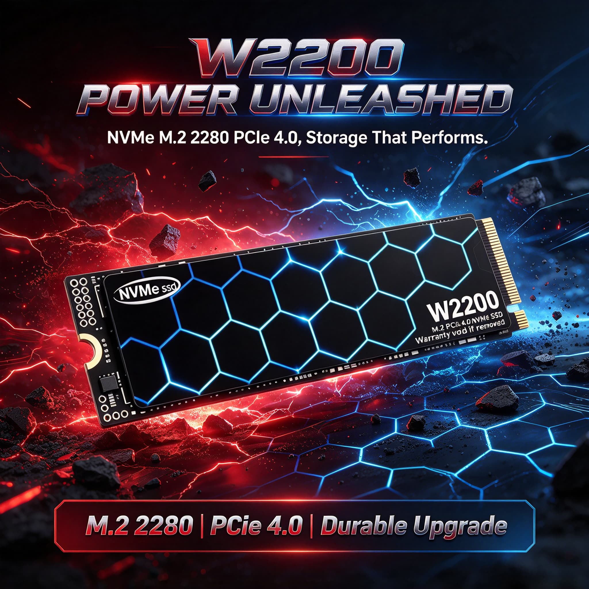 M.2 Nvme 4Tb Pcie 4.0 Ssd - 2026 Nowy, szybki dysk SSD W2200