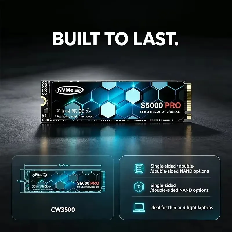 Nowy dysk SSD S5000 PRO M.2, 1 – M.2 Nvme 4Tb Pcie 4.0 Ssd recenzja i cena