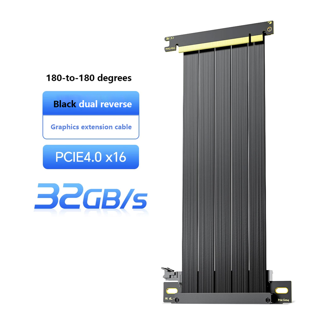 Przedłużacz PCIe 3.0 / 4.0 X16 – Pcie 4.0 X16 Riser Cable 90 Degree recenzja i cena