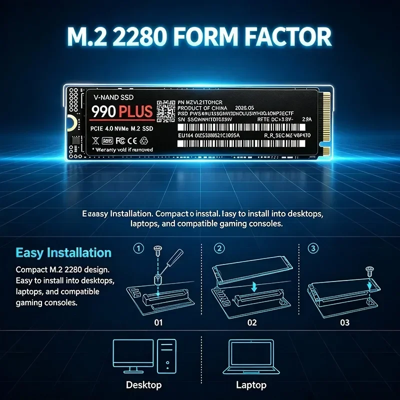 NOWY dysk SSD 990 Plus M.2 NVM – M.2 Nvme 4Tb Pcie 4.0 Ssd recenzja i cena