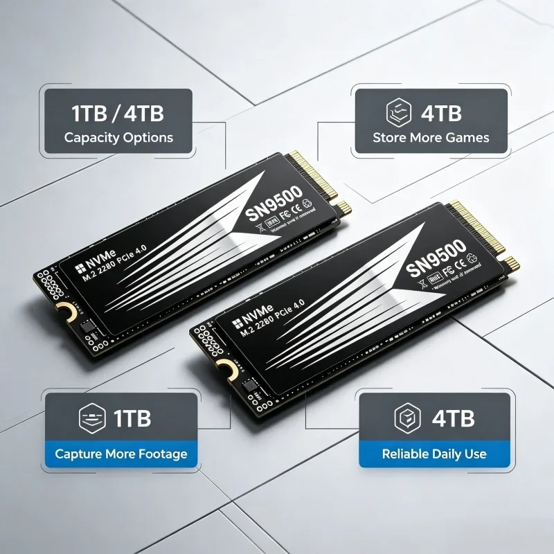 Szybki dysk SSD SN9500 PCIe 4. – M.2 Nvme 4Tb Pcie 4.0 Ssd recenzja i cena