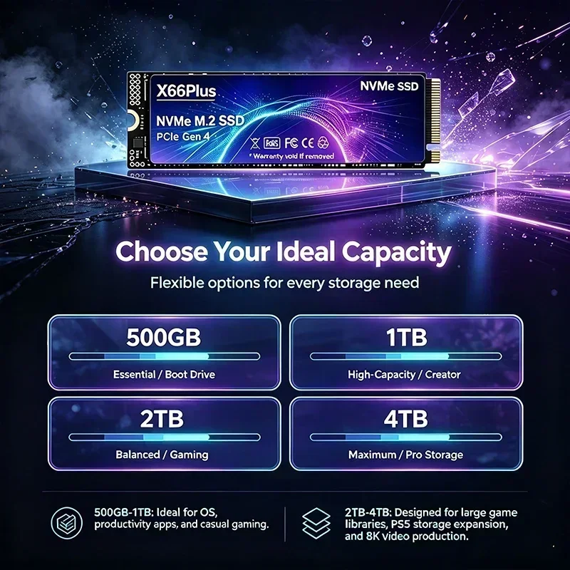 NVMe M.2 SSD PCIe 4.0 X66Plus  – M.2 Nvme 4Tb Pcie 4.0 Ssd recenzja i cena