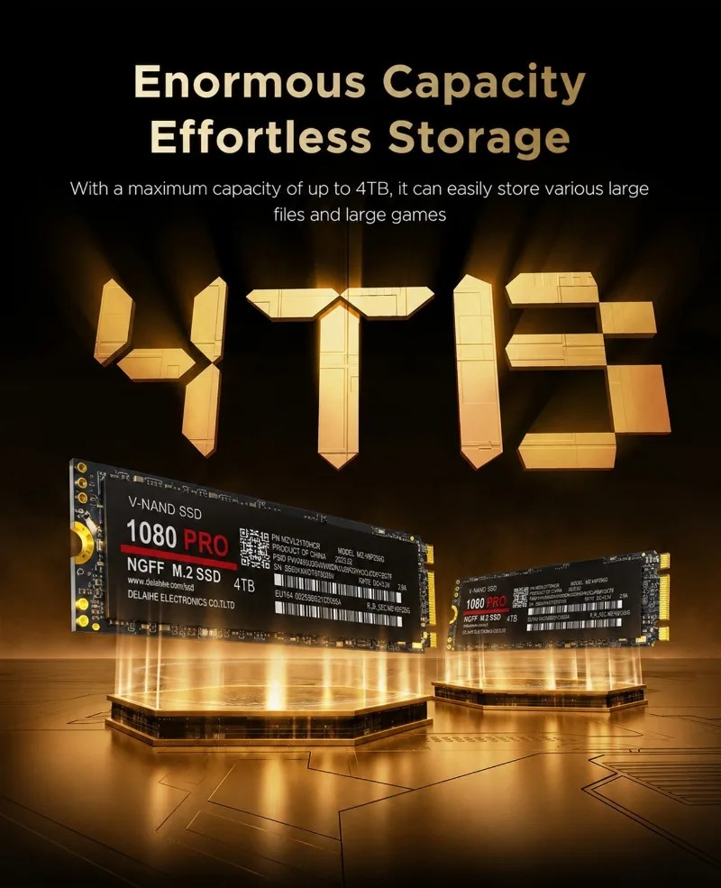100% Oryginalny dysk SSD 1080P – M.2 Nvme 4Tb Pcie 4.0 Ssd recenzja i cena
