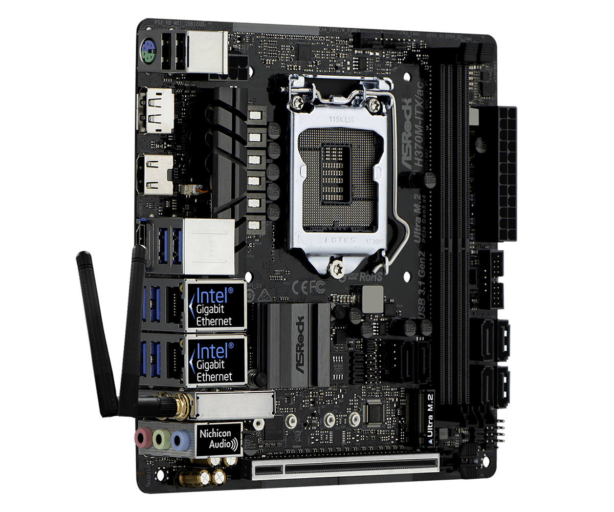 Płyta główna ASRock H370M-ITX/ – B650 Itx Motherboard Wifi recenzja i cena