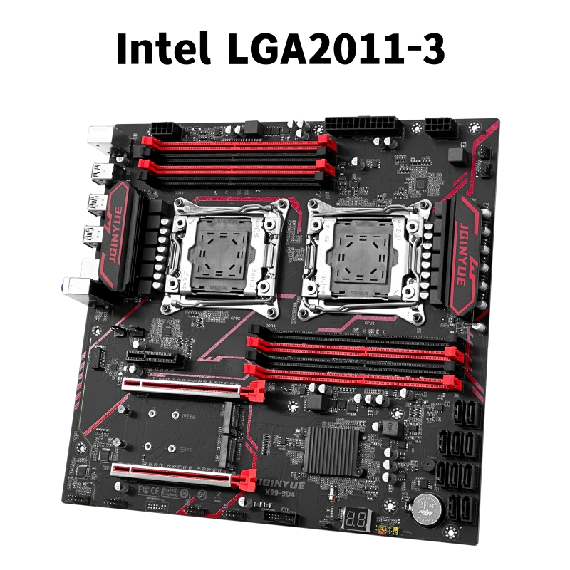 JGINYUE X99‑9D4 Dual LGA2011‑3 – X99 Dual Cpu Motherboard Combo recenzja i cena