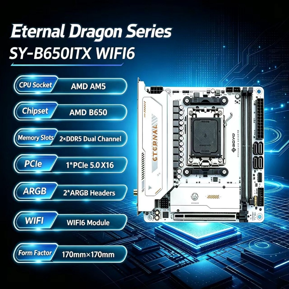 SY-B650ITX WIFI6 – miniaturowa – B650 Itx Motherboard Wifi recenzja i cena